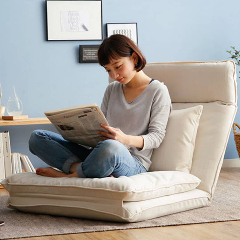 N5单人榻榻米座椅懒人卧室小沙发床上客厅飘窗阳台休闲椅子靠