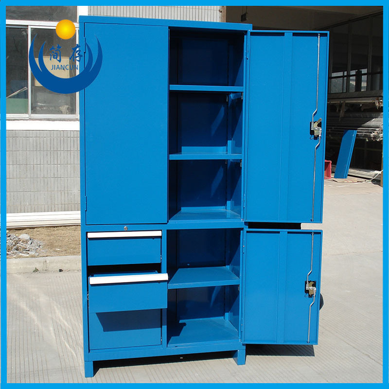 简存多功能重型工具柜双开门抽屉式工具柜储物柜非标生产金属柜