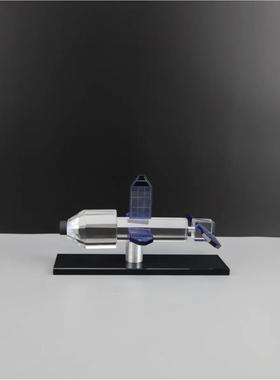 简约现代轻奢样板间桌面书柜酒柜电视柜创意水晶模型飞机装饰摆件