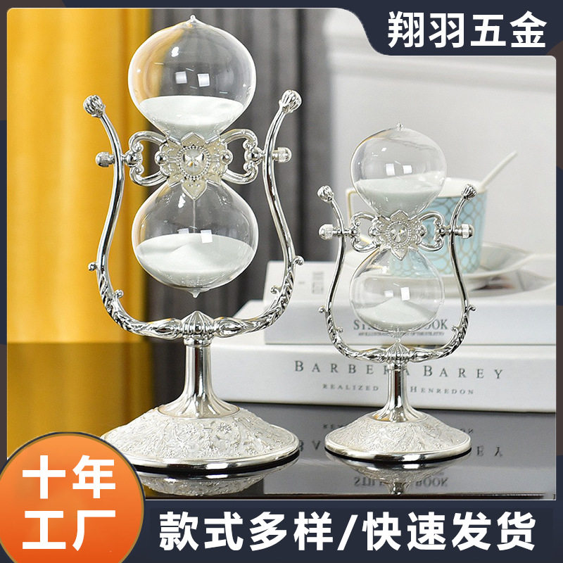 创意沙漏办公桌摆件学生计时器沙漏计时器家用静音学习用