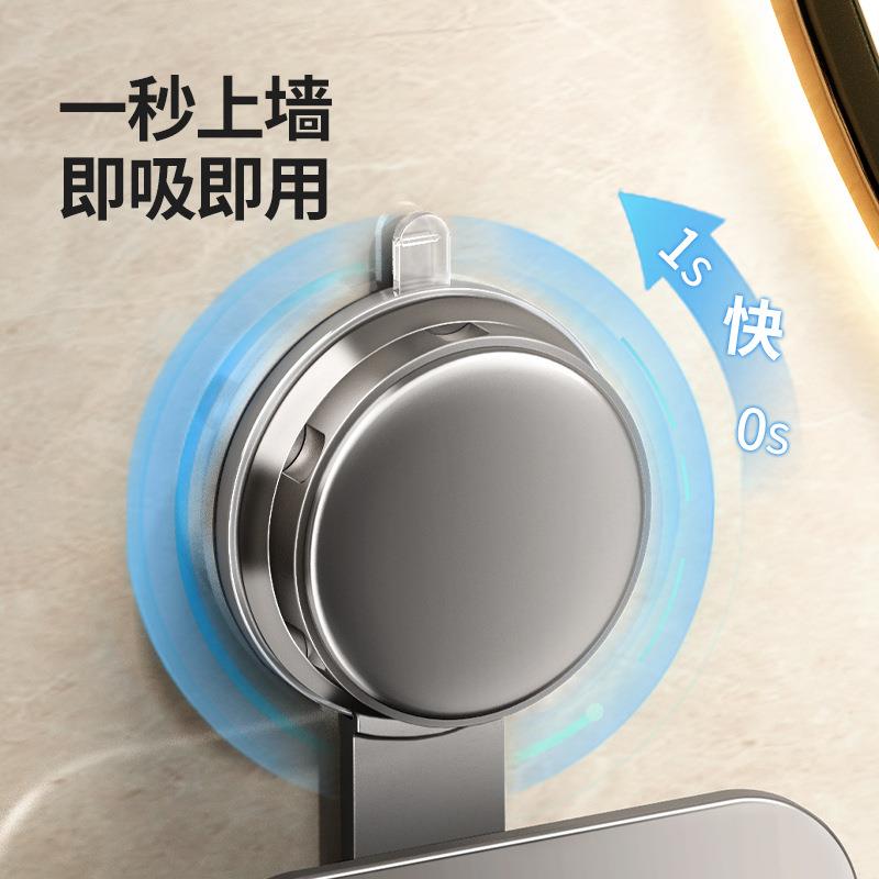 电吹风机置物架吸盘免打孔壁挂式电吹风挂架浴室绕线风筒收纳神器
