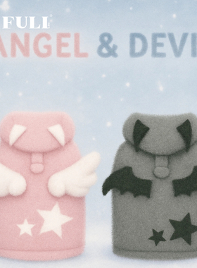 FULIPET「天使&恶魔」拉链外套.暖暖系列.西施犬马尔济斯比熊