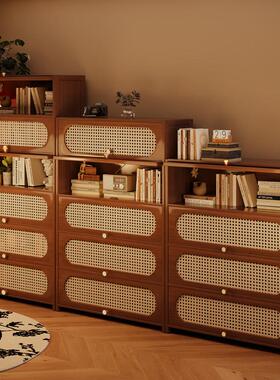 简易客书架落地靠墙层厅置物架分层纳架收收纳柜一体学生家用TZQ-