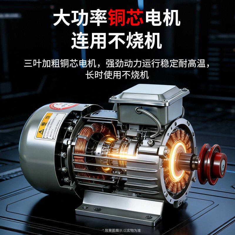 三叶牌研200型200型五谷杂家黄用商用磨粮浆机磨机玉米浆豆浆豆腐