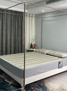 蚊帐卧QS010304支架杆铝合金制加加厚家用室落地定杆子单买 全套