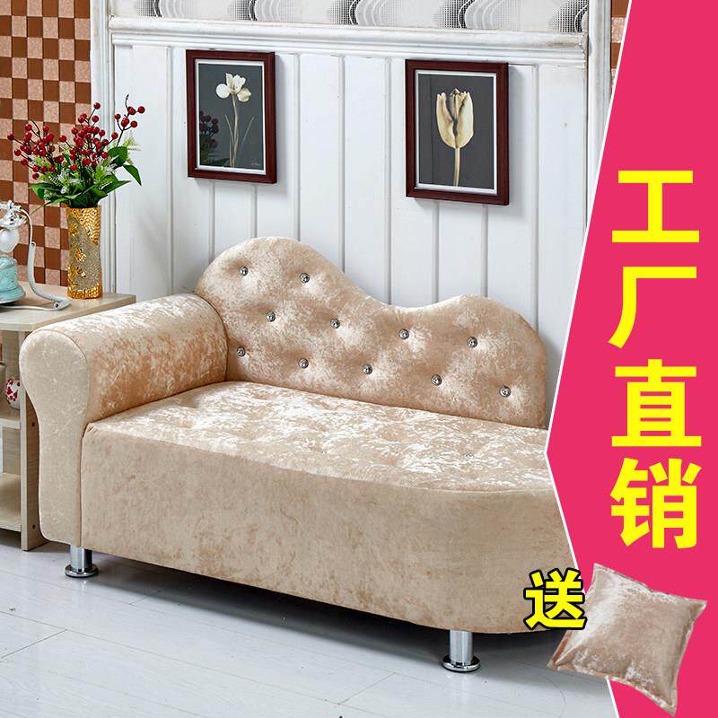 欧式沙发小户型卧室户型贵妃榻店铺人单小双人三人迷你布贵妃贵妃