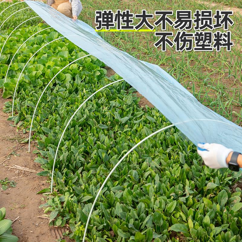 新型小拱棚支架璃纤玻拱杆大棚棚骨架地膜维蔬菜玻璃纤维支撑条10