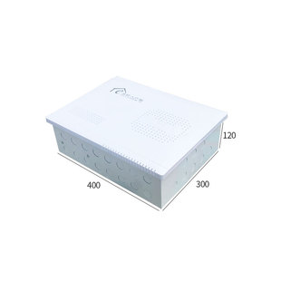 【万家和】多媒体光纤箱弱电箱信息箱30X40CM家用布线箱套装