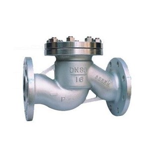 止回阀H41W 16P 止回阀DN15 不锈钢升降式 304不锈钢法兰卧式