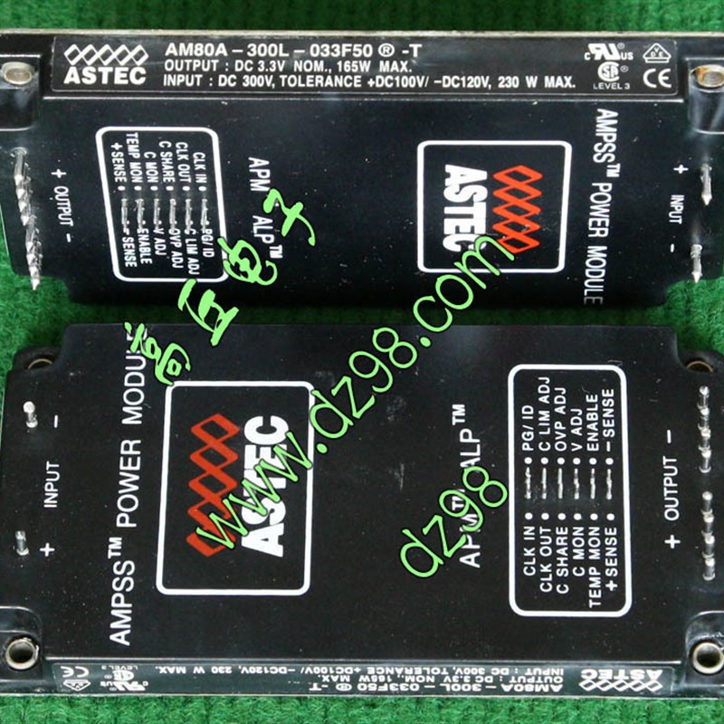 ASTEC AM80A-300L-033F50 电源 模块 300V 转 3.3V 50A 165W