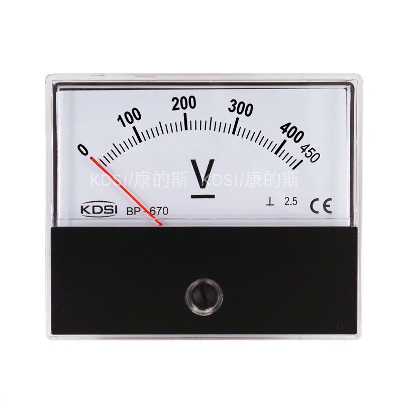 厂家供应 指针式电压表BP-670 DC450V 直流电压测量仪表 电工表头