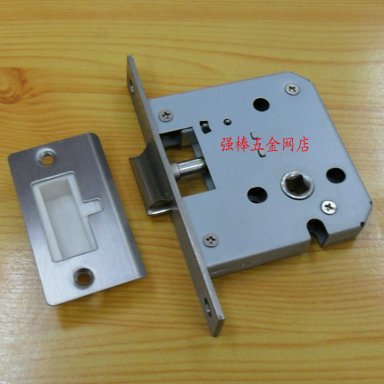 瑞恩品牌 304不锈钢通道锁体 储藏室锁体  过道门锁体 直角