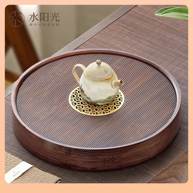 ?Fh($%p^l竹制茶盘具小型家用025款茶海托盘新中式新2茶台茶泡茶