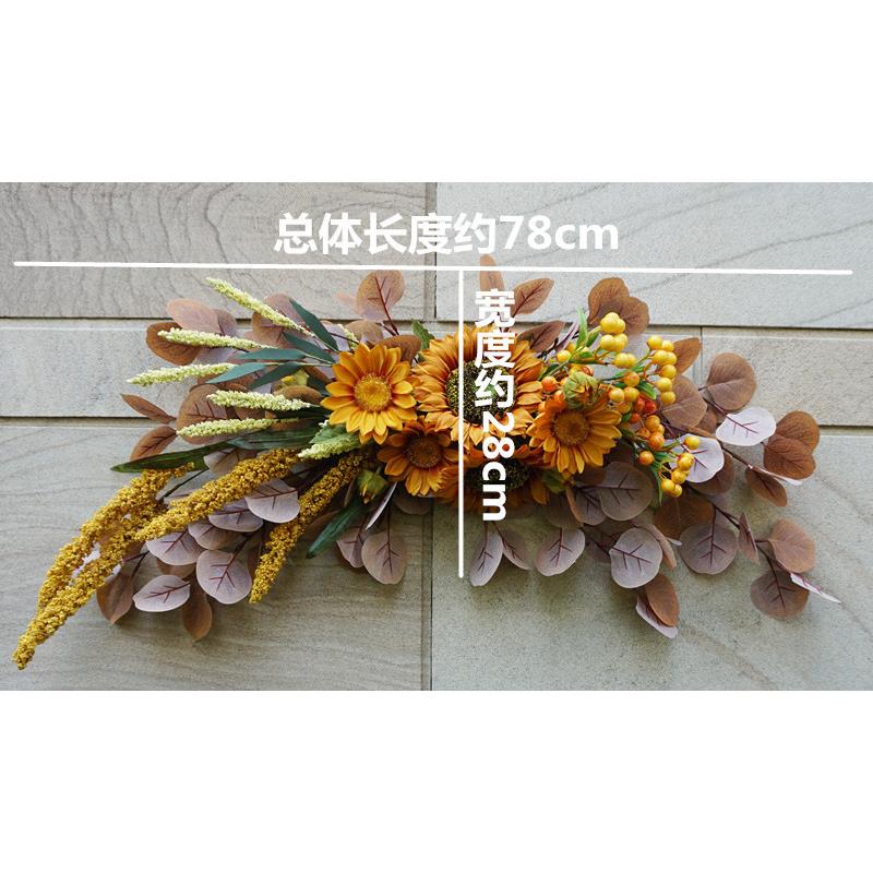 欧美真式仿门楣花桌花镜前花墙饰壁挂QM-12门饰装饰品源头厂西餐