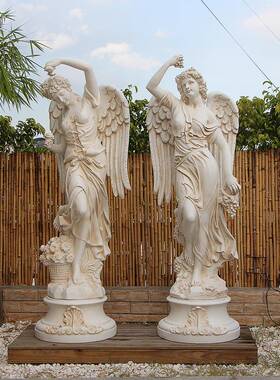 复雕古天使摆件SCQ四季女神雕像婚家居花园庭院庆大型景吧观酒灯