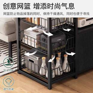 沙发边侧边柜简约现代几茶小W56F桌子厅边柜几置物架客家用茶水柜