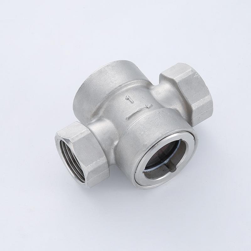 叶轮视不锈钢3流0法兰橡胶4叶法兰轮视镜偏心水指示器玻镜璃视镜