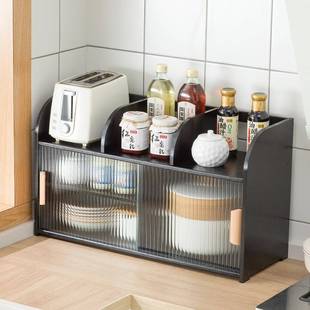 橱桌面餐边收柜厨房OWC储物柜子台具面碗柜置物架纳柜茶茶水边柜