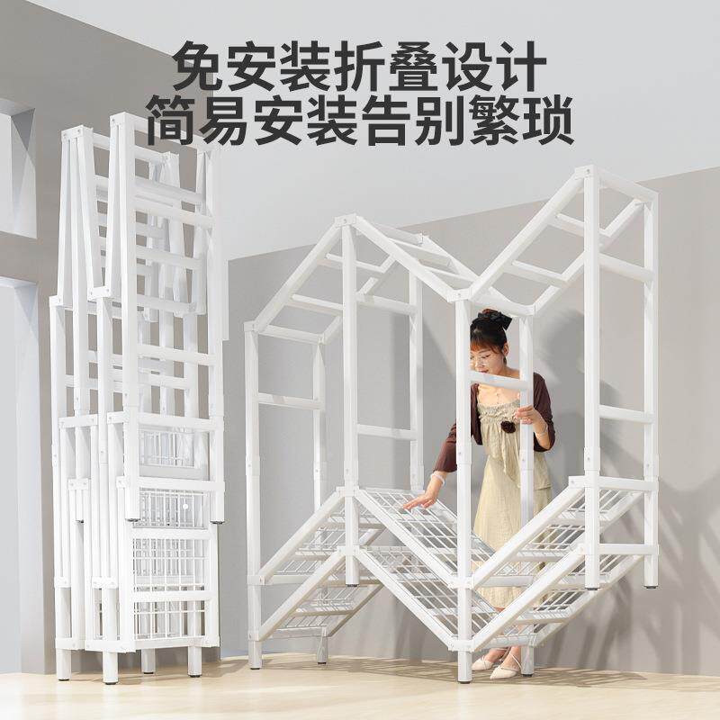 简易布衣经柜卧济型折叠免安结48568装衣柜家用室出租房简约现代