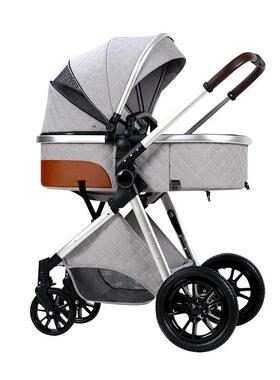 婴震儿推车坐可轻便LNE双向高可景观躺折叠避带安全提篮三合一