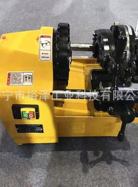 SM197管TI-314电切动套丝机镀锌钢管套丝一体机台式管螺纹套丝机