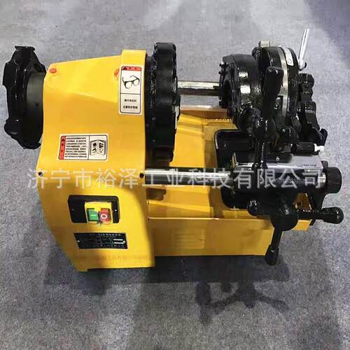SM197管TI-314电切动套丝机镀锌钢管套丝一体机台式管螺纹套丝机