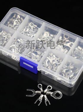 货源端冷压裸子OT/UT接插压式_1线端子C叉型开口鼻铜圆型端子320P