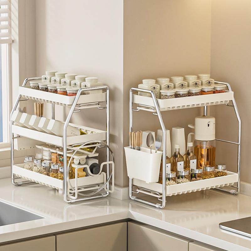 R^房调料置物架层台面厨筷子菜储板多收纳多功能油盐F9775876酱醋