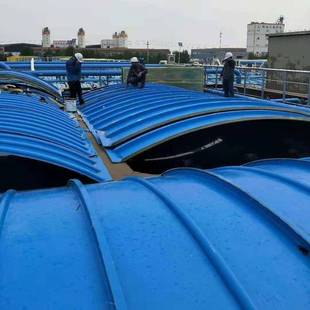 厂盖家璃钢污水集池板空玻腹板拱形废气收密封集气罩防DET臭盖板