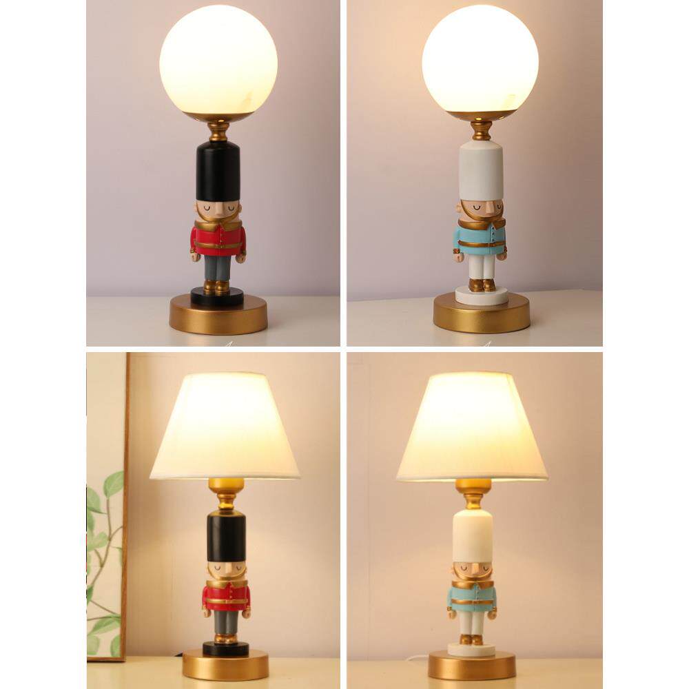 儿童房台灯卧室床头装饰台灯具卡通创意士兵英伦美式男孩女孩学生
