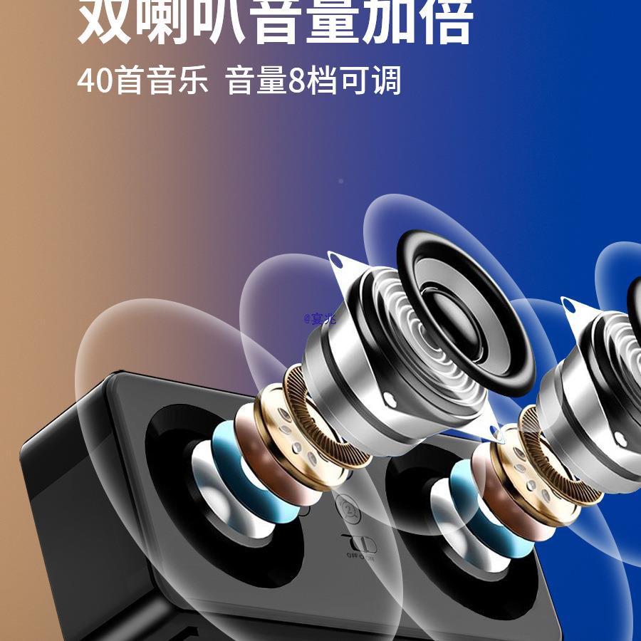 新电闹钟学生起床儿童男孩子充电时钟桌面床2头21002518605款智能