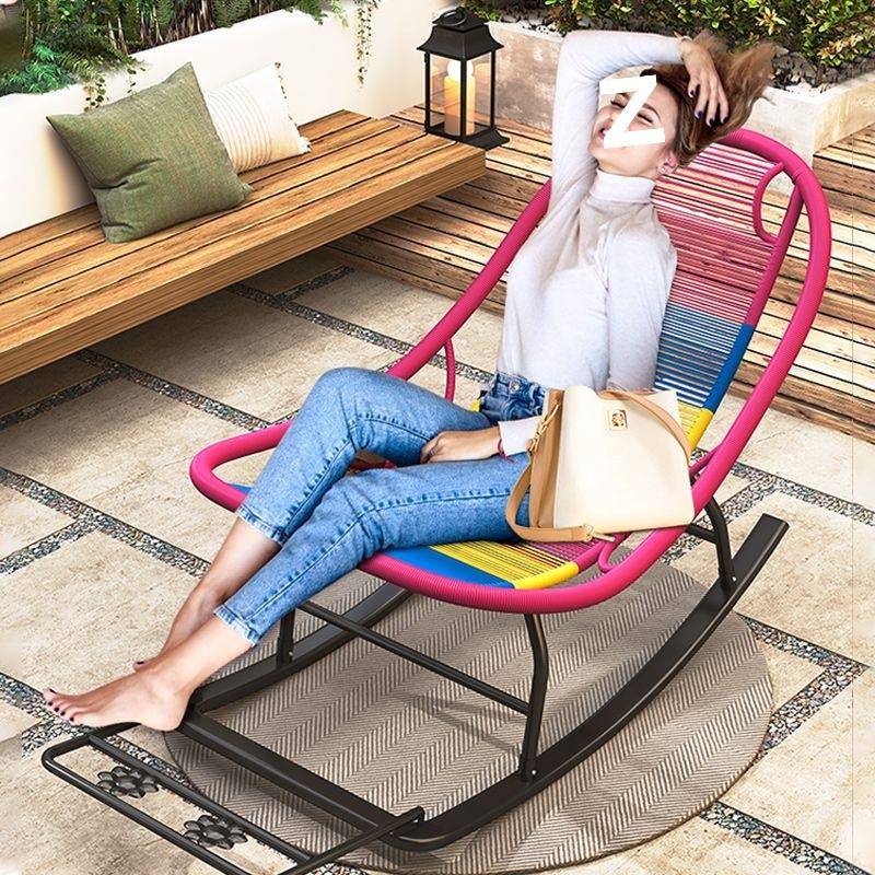 摇摇摇椅户闲GLV外庭院逍遥阳台简约彩家用午睡客厅休大人虹躺椅