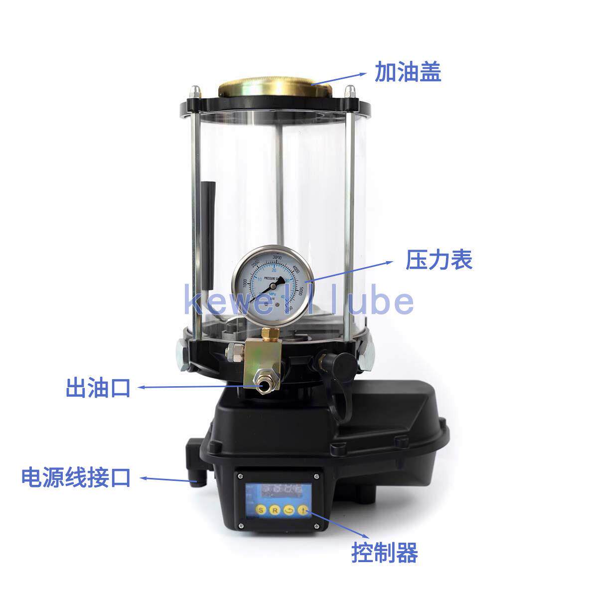 科沃尔6滑L/8L润电动油脂泵搅拌机全自55284动黄油泵24V/20V/柱32