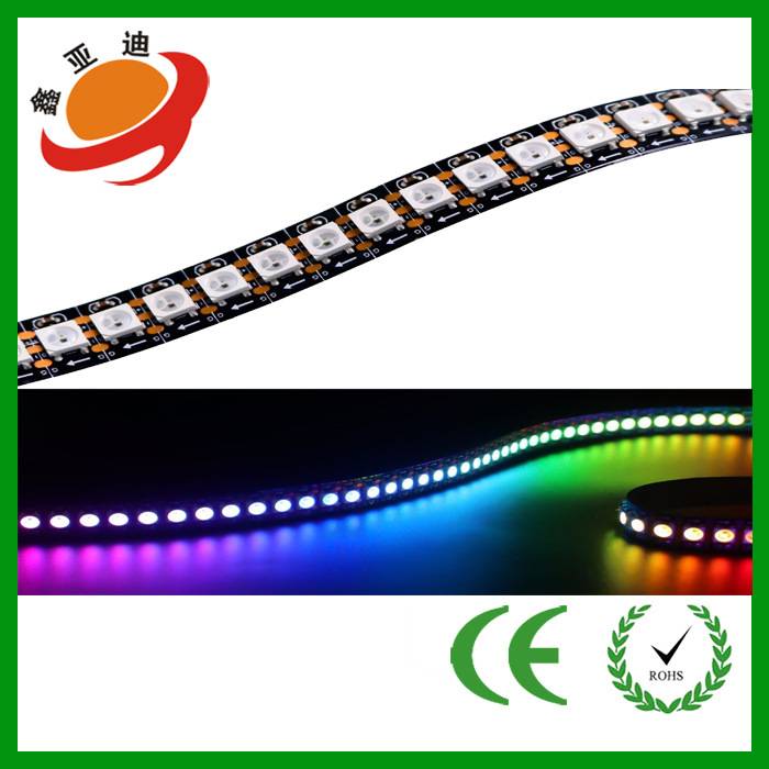 WS2812B全彩灯带SK6812 30 60 74 96 144灯5050RGB灯条5V内置灯条