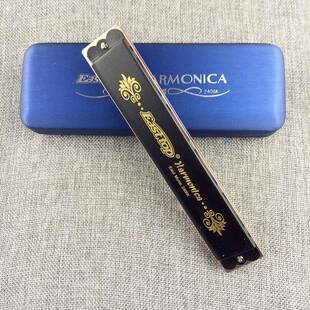 东LBY方2鼎学生琴24孔复音口琴C调入门口T406k