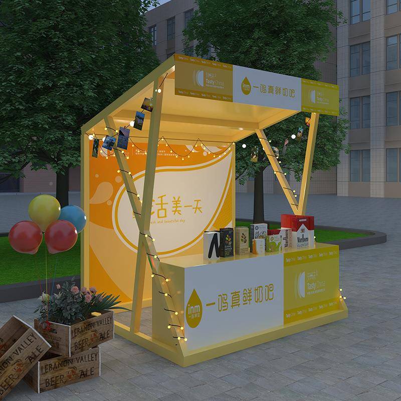 户外艺铁摊架网夜市折叠摆位摊架营地001市集商业广场摊位红展示