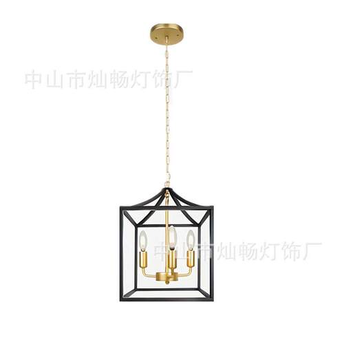 美式复店古吊灯创笼风意餐厅灯服装吧台装饰工业铁233艺灯吊灯