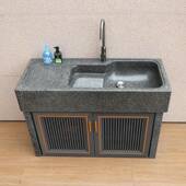 天然大理石洗衣户池台带搓板外水池台盆阳庭院166一衣体石材洗手