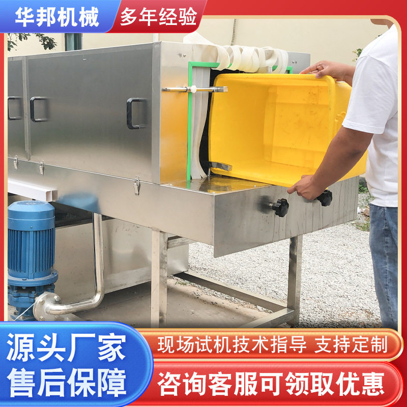车间全自动高压喷淋洗筐机