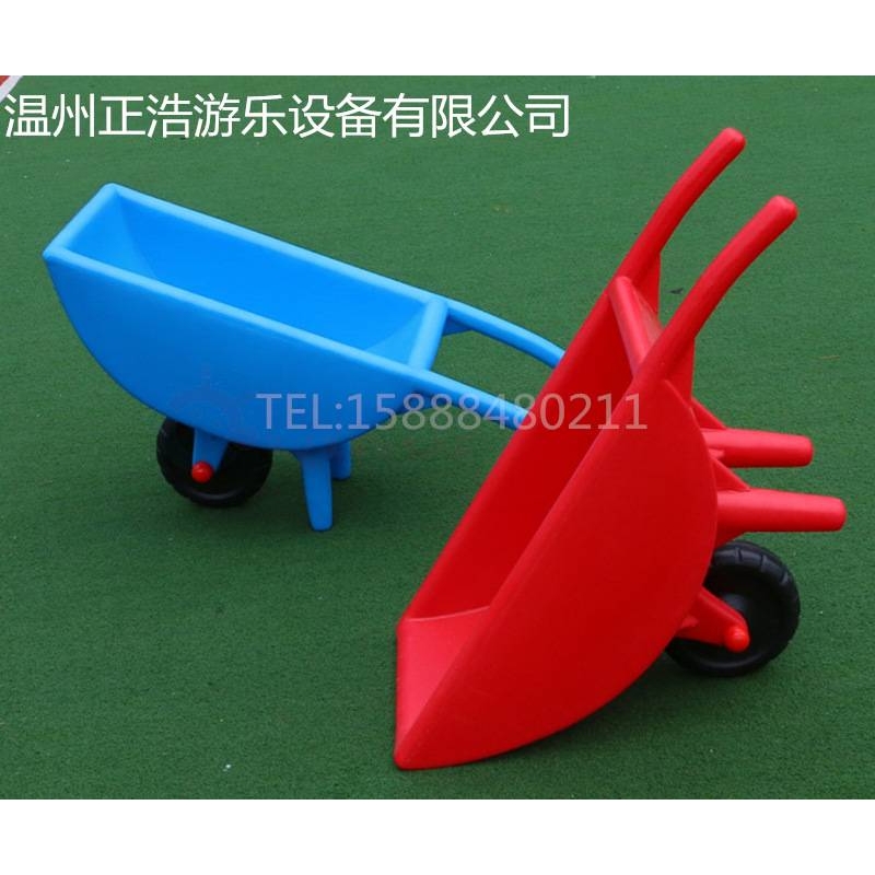 幼儿园独轮小推车玩具感统独轮手推车儿童翻斗车塑料平衡车加厚款