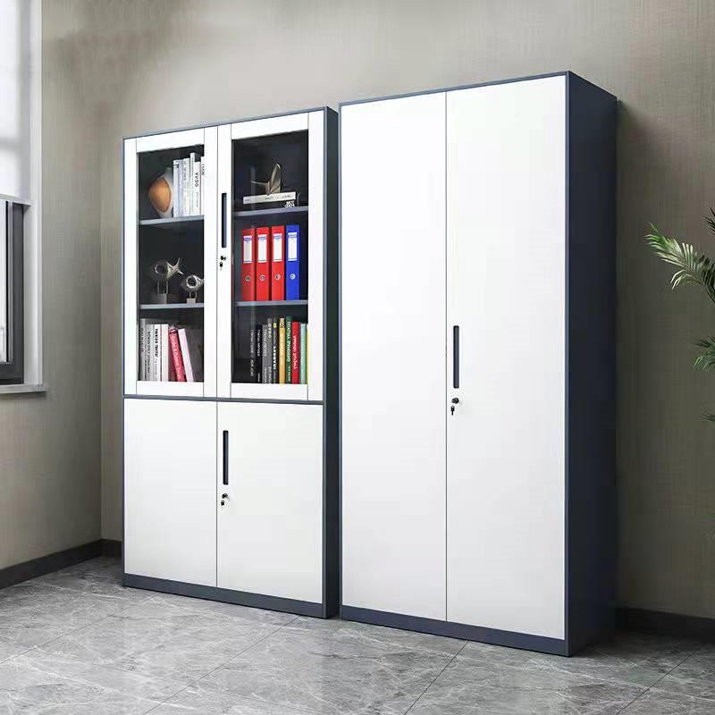 文件柜铁柜办公室柜子物柜01带锁皮抽屉矮柜钢制储凭档证案柜资料