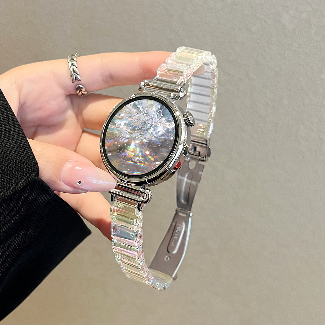 适配华为watch gt6手表带watchgt5女款树脂腕表链4pro新款智能运