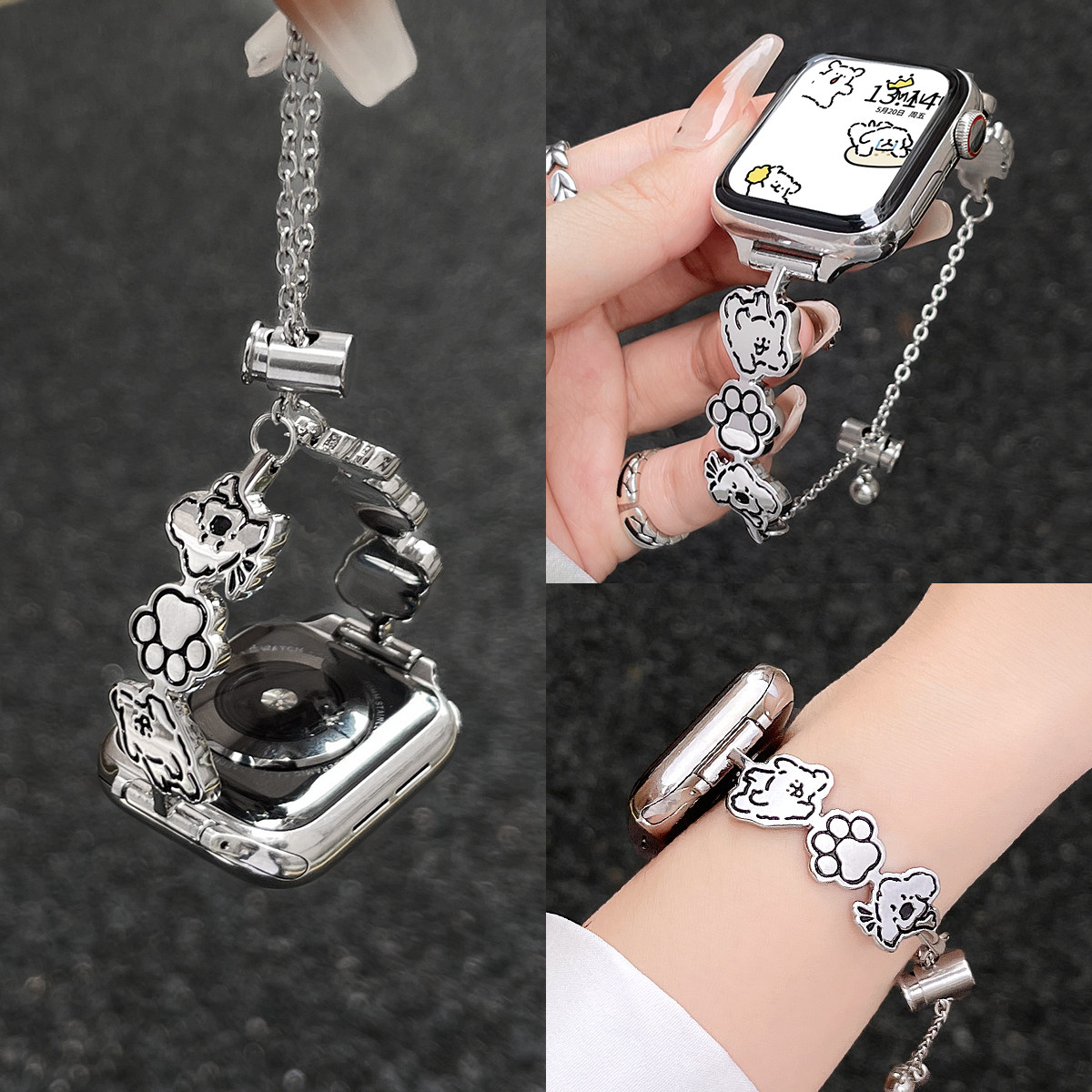 适用vivowatchgt2手表带女款手镯可爱vivo watch gt蓝牙版iqoo智