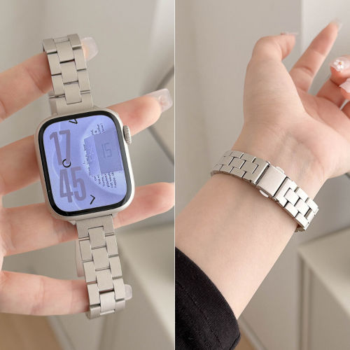 【官方款】适用applewatchs10表带iwatch11苹果手表s8表带se金属4