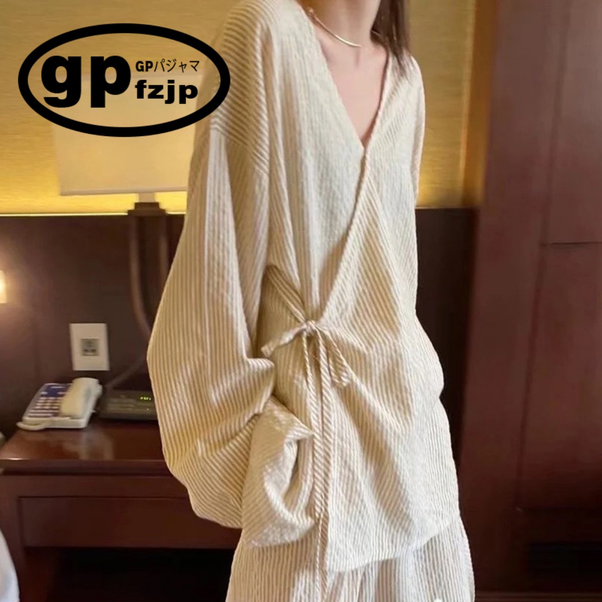 日本小众GP网红高级感和服睡衣女款纯棉春秋夏季家居服套装可外穿