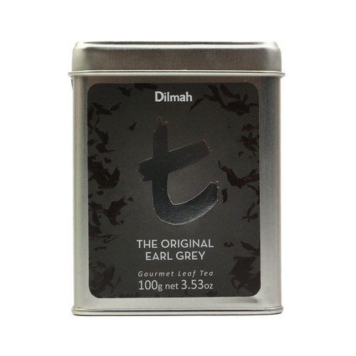 斯里兰卡进口Dilmah迪尔玛T系列伯爵红茶100g铁罐装 烘焙散茶茶叶
