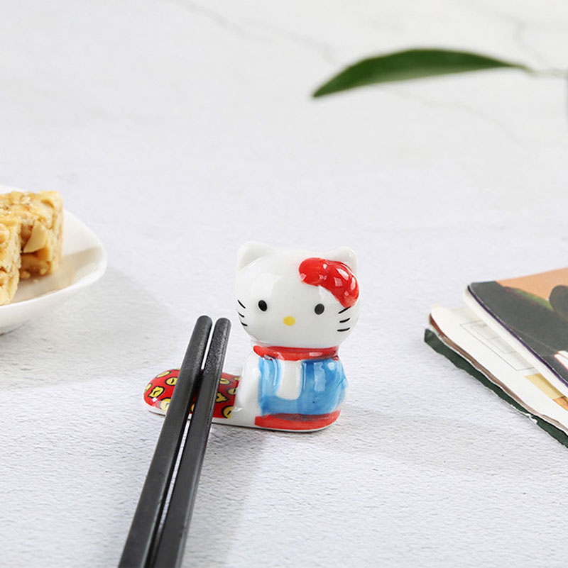 HelloKitty猫陶瓷筷子架
