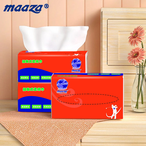 300张纸巾抽纸30包一箱3层加厚面巾纸原生木浆纸巾整箱柔厚