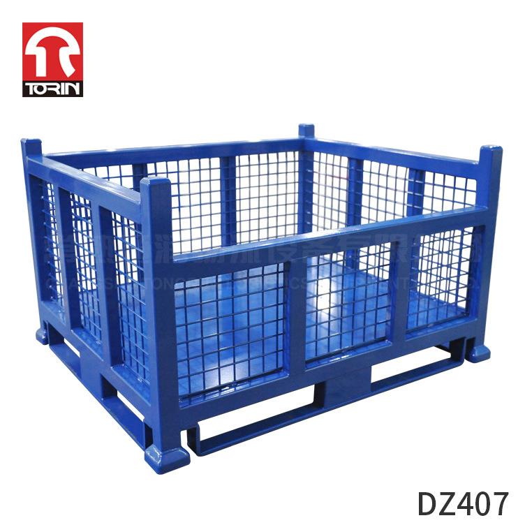 常熟网供应金属储料箱可220折叠仓储笼网笼仓筐接框叠网仓储焊笼