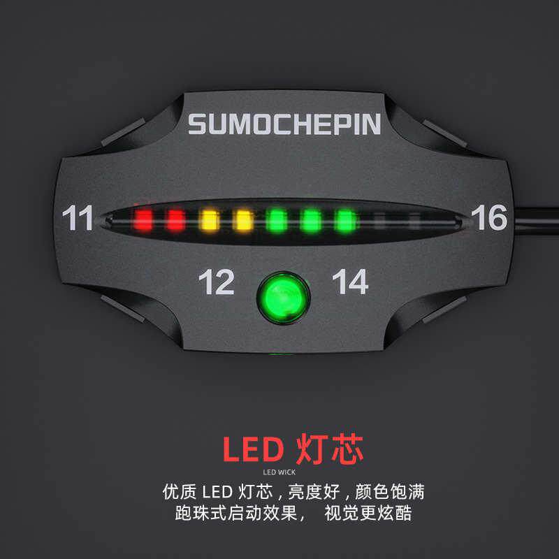 速发摩托车改装防水电压表12V电压表小猴子M3鬼火小龟通用外置电